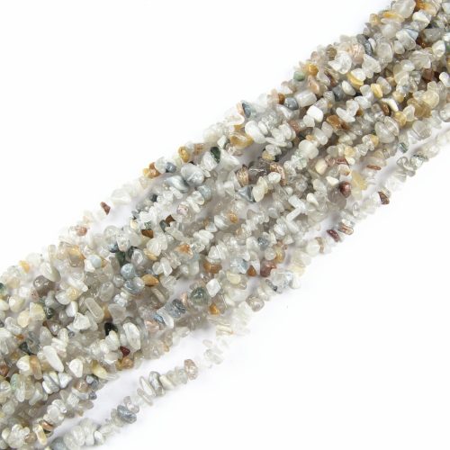 Real 5-8mm Irregular Gemstone Beads Rutilated Quartz Nugget Beads for DIY Jewelry