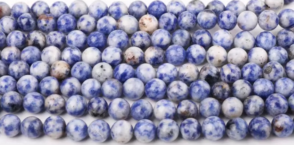 Smooth Round Sodalite Beads