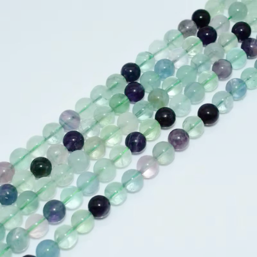 Natural Fluorite Round Beads