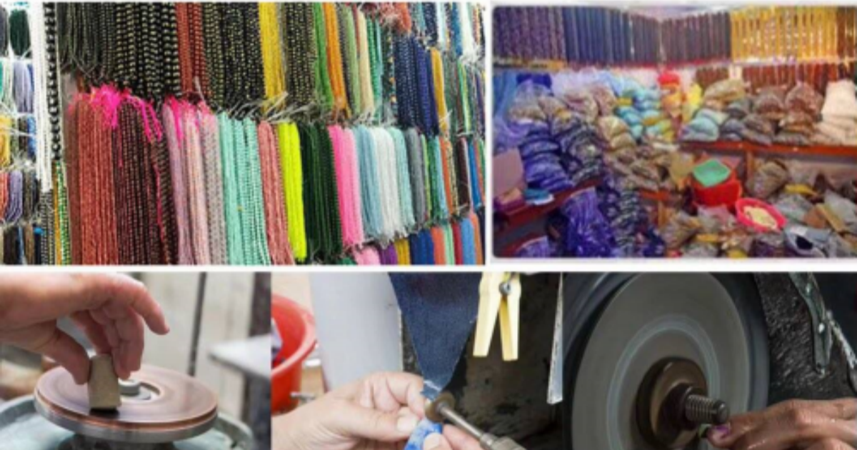 Wide selection of gemstone chip beads and crystal beads from Hiphoon Gems