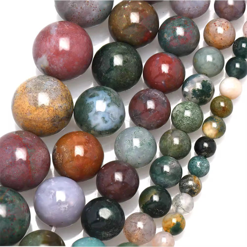 Indian Agate Beads Strand