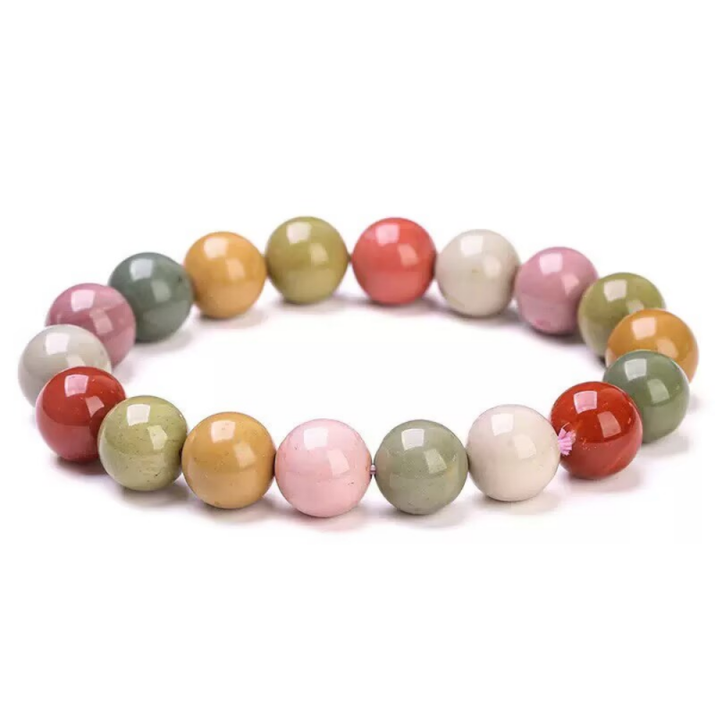 A vibrant agate stone bracelet that combines beauty with durability, ideal for casual and formal wear