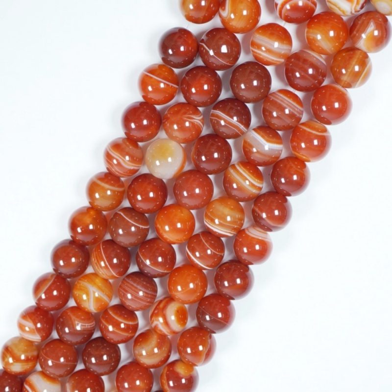 Banded Agate Round Beads