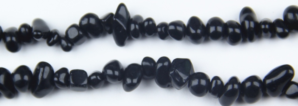 Black Obsidian Chip Beads