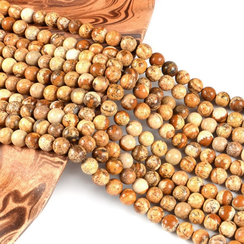 Picture Jasper Stone Beads
