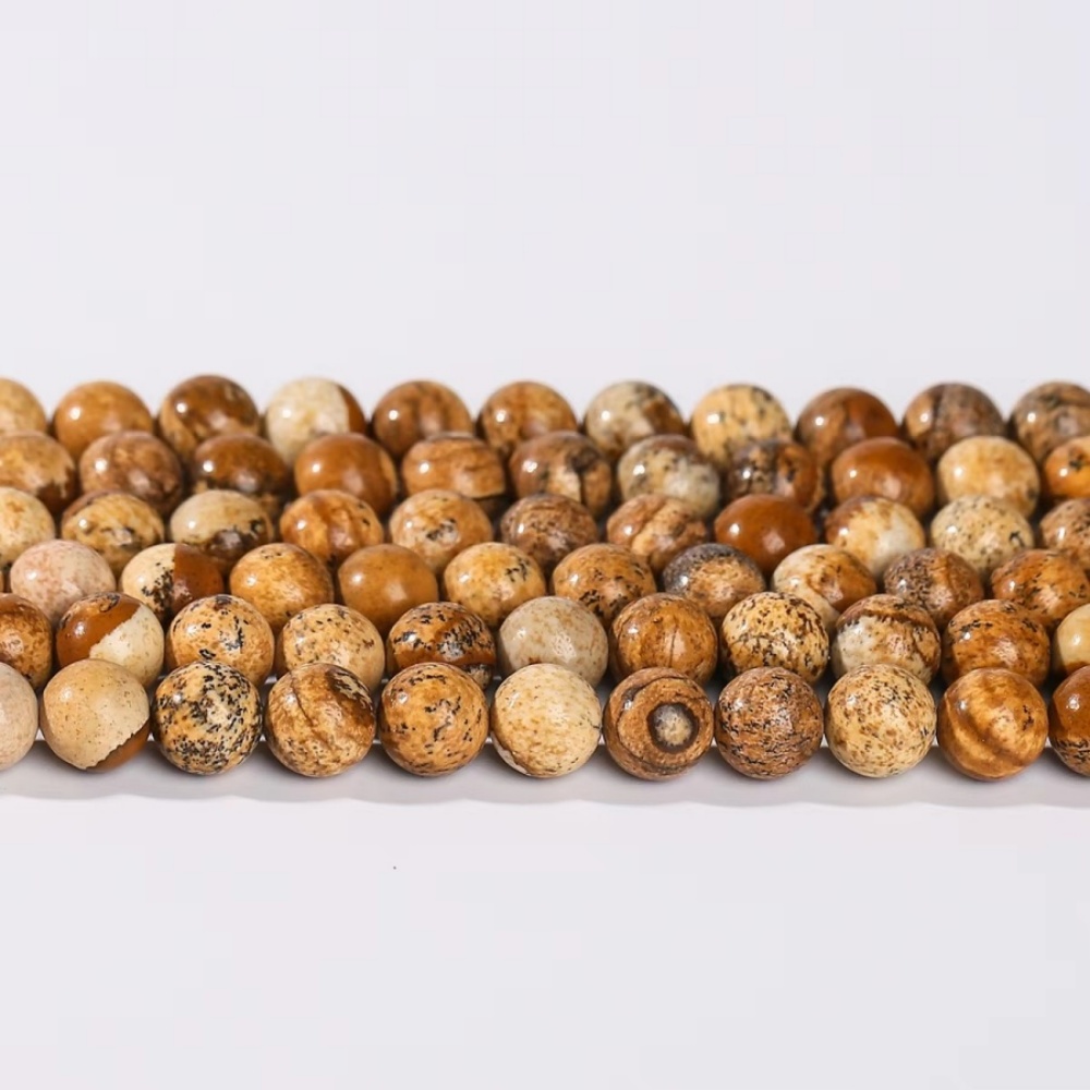 Round Stone Beads