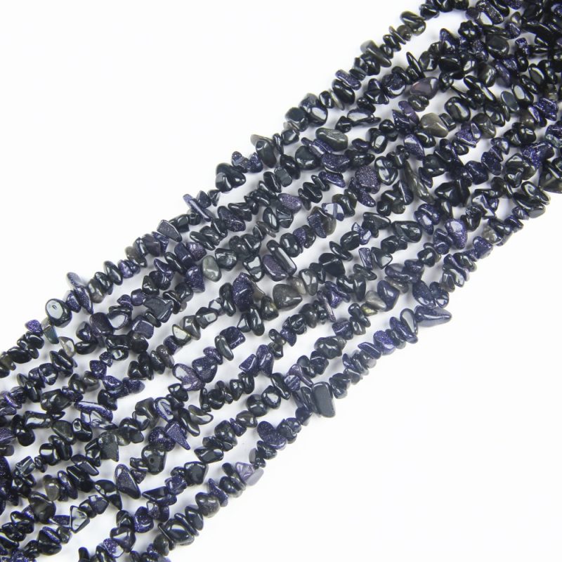 Blue Sandstone Nugget Beads
