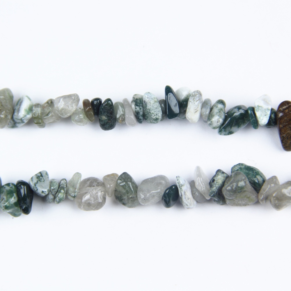 Natural Indian Agate Chip Beads