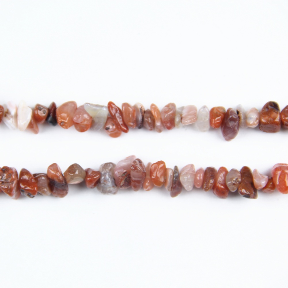High-Quality Red Agate Chip Beads for Wholesale Jewelry Supplies