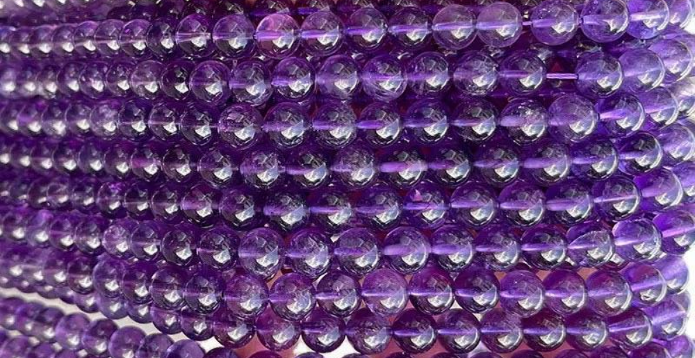 Natural Amethyst Round Beads