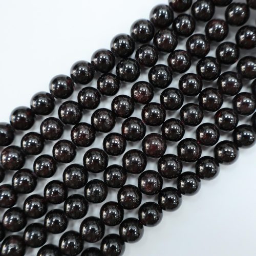 Natural Garnet Round Beads