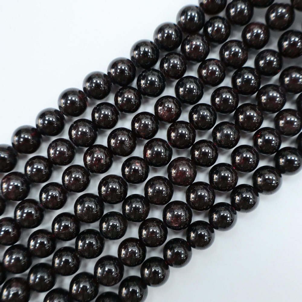 Natural Garnet Round Beads
