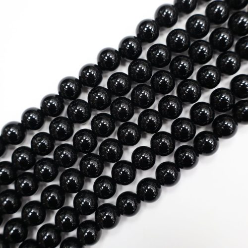Natural Black Onyx Beads