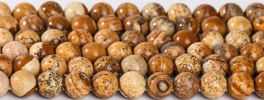 Picture Jasper Stone Beads
