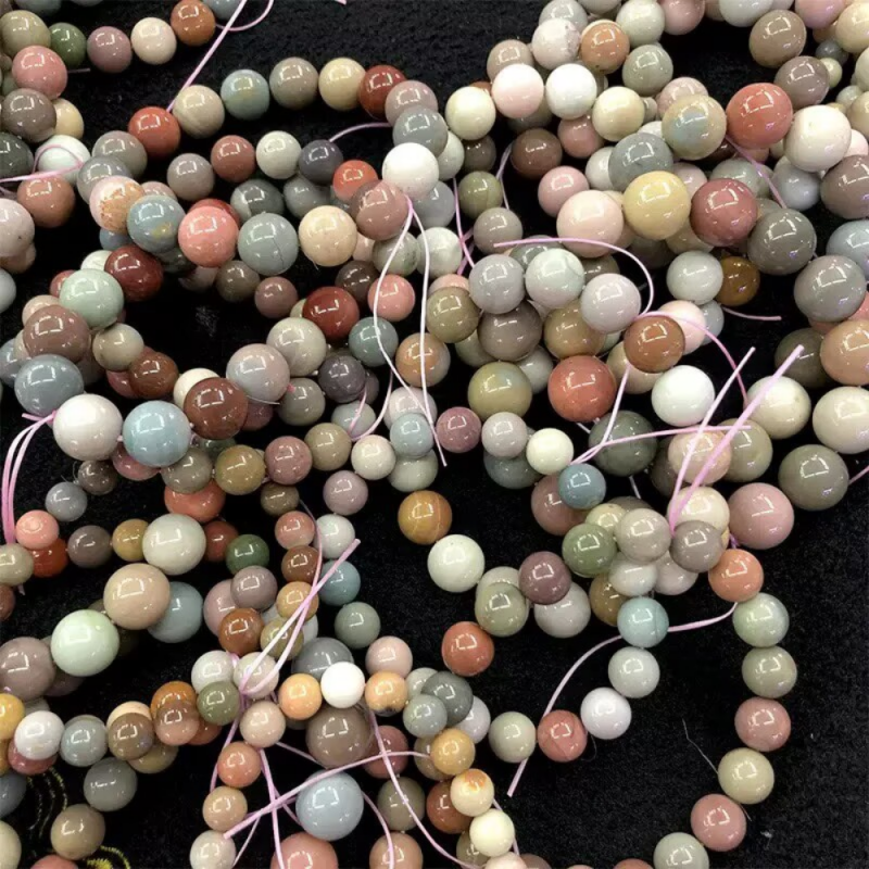 Alashan Agate Bracelet – Natural Rainbow Alxa Harmony Stone