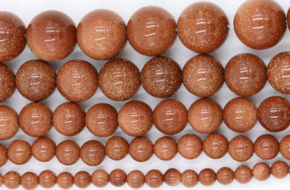 Gold Sandstone Beads