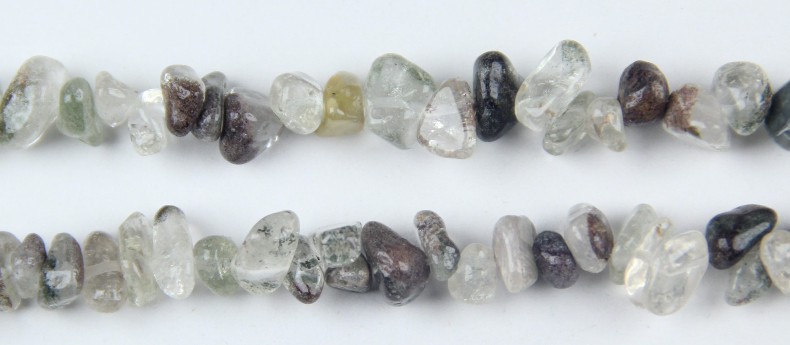 Use natural Green Phantom Quartz Chip Beads for jewelry crafting. These crystal chip beads with holes bulk are perfect for custom designs