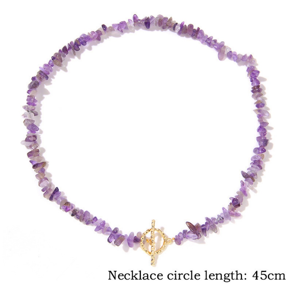 Moonstone Chip Necklace showing irregular gemstone chip beads, natural crystal jewelry design