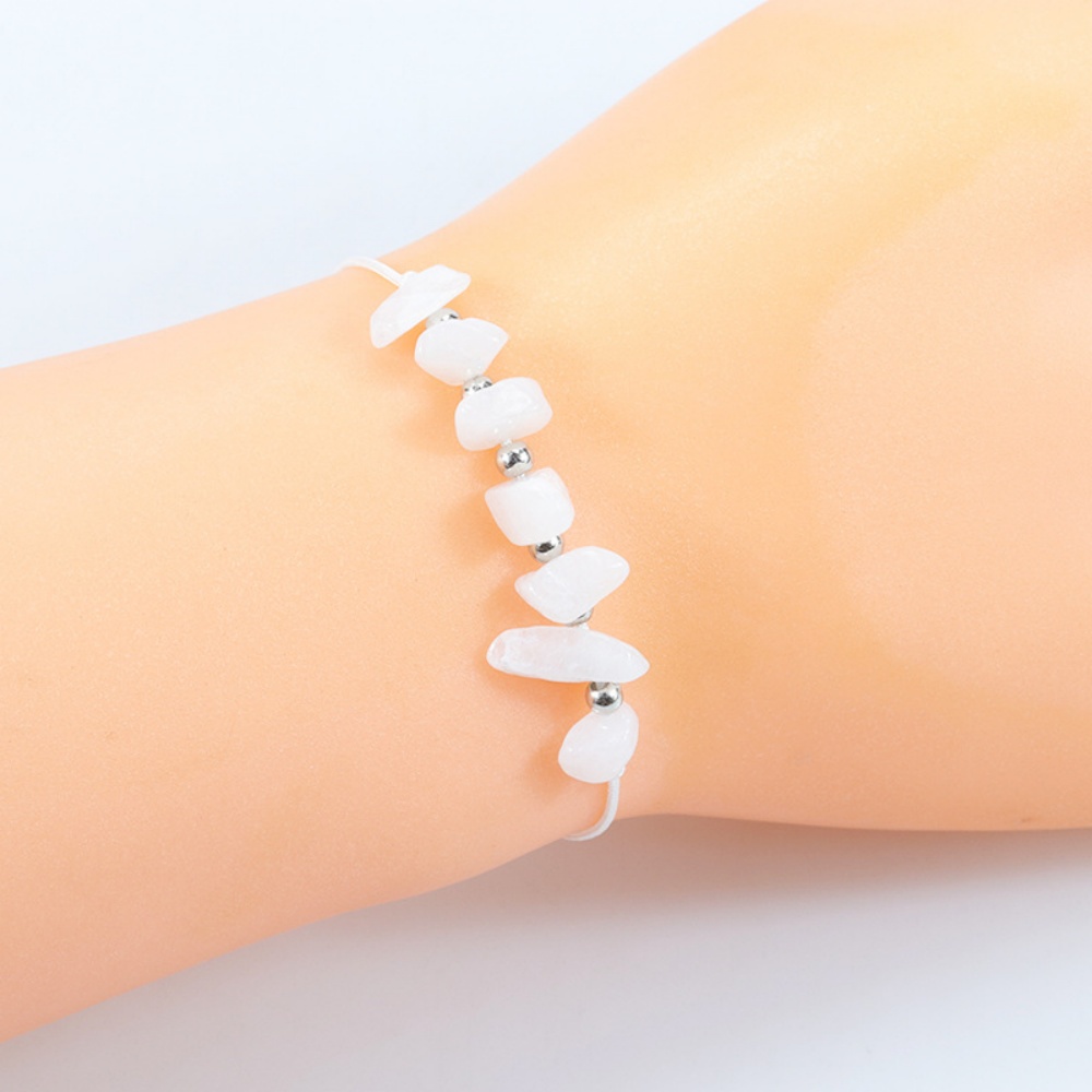 Exquisite drilled chips in healing crystal bracelets. From Amethyst Chip Bracelets for serenity to Chakra Chip Bracelets and Turquoise Chip Bracelets for alignment—premium quality wholesale